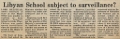 19810313 LIBYA KINGSLEY SCHOOL SURVEILLANCE CN